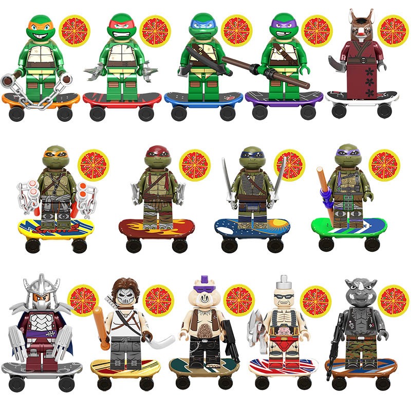 Building Block Mini - KDL831 cartoon series Teenage Mutant Ninja