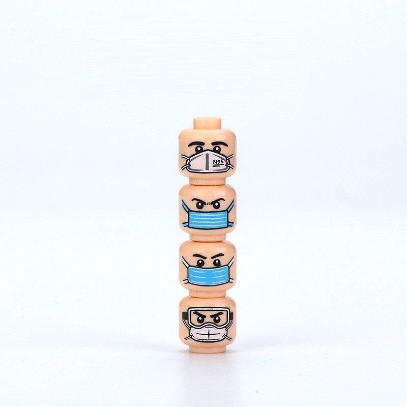 MOC City Face Heads Mini Actio - Lego Minifigure Holder incelemesi ve fiyatı