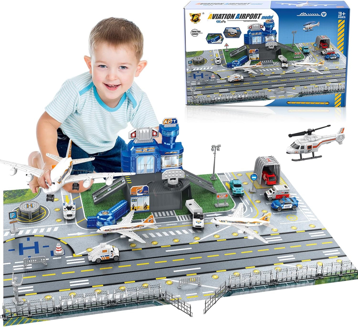 Children's Airport Scene Toy S - Model Airplane Plastic incelemesi ve fiyatı