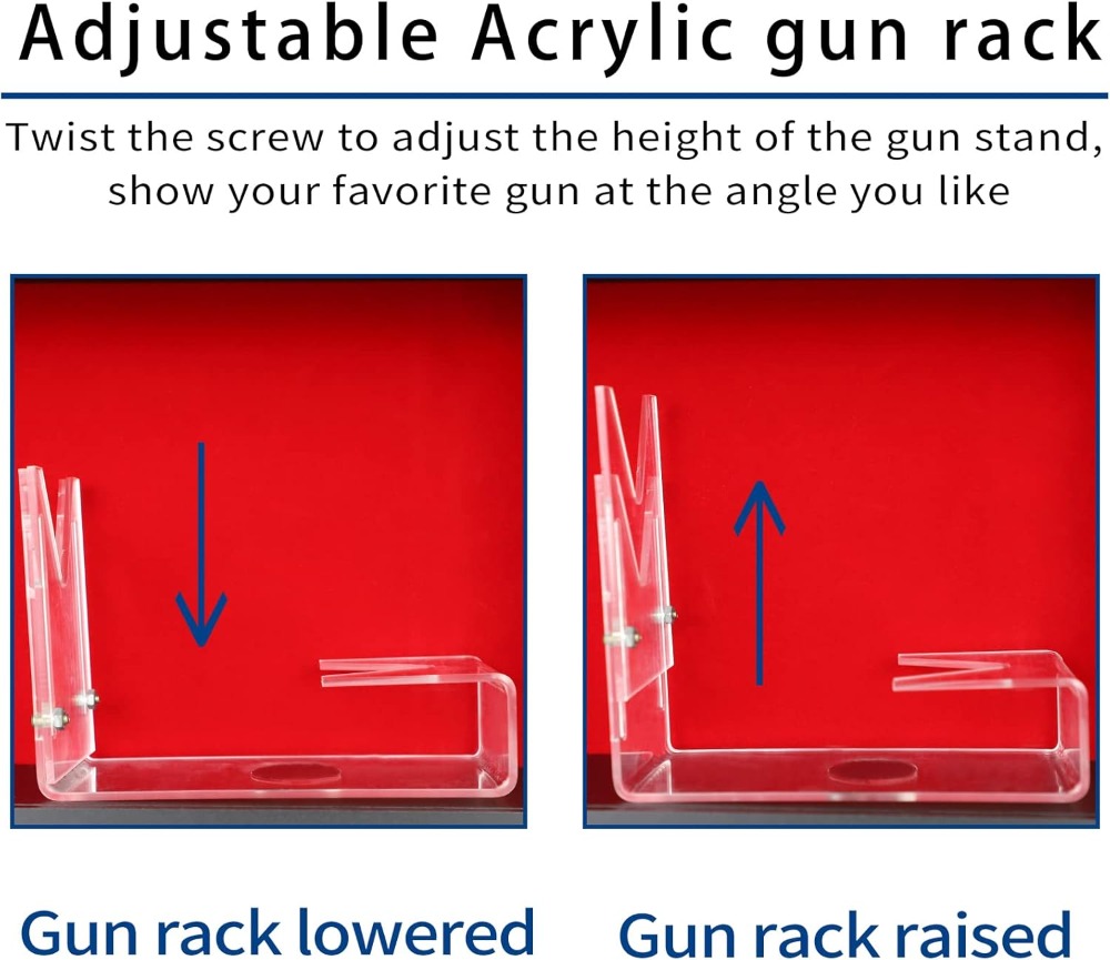 Lockable Wall Mount Gun Displa - Display Case Acrylic incelemesi ve fiyatı