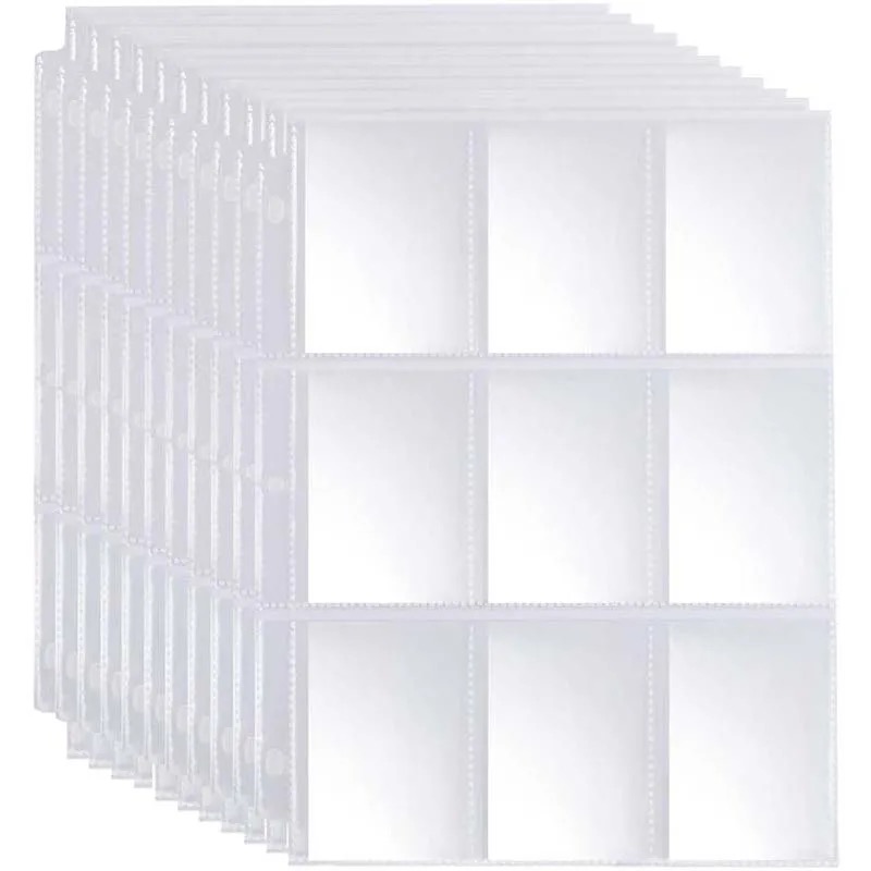 50pcs 9 Pocket Trading Gaming  - Trading Card Binder incelemesi ve fiyatı