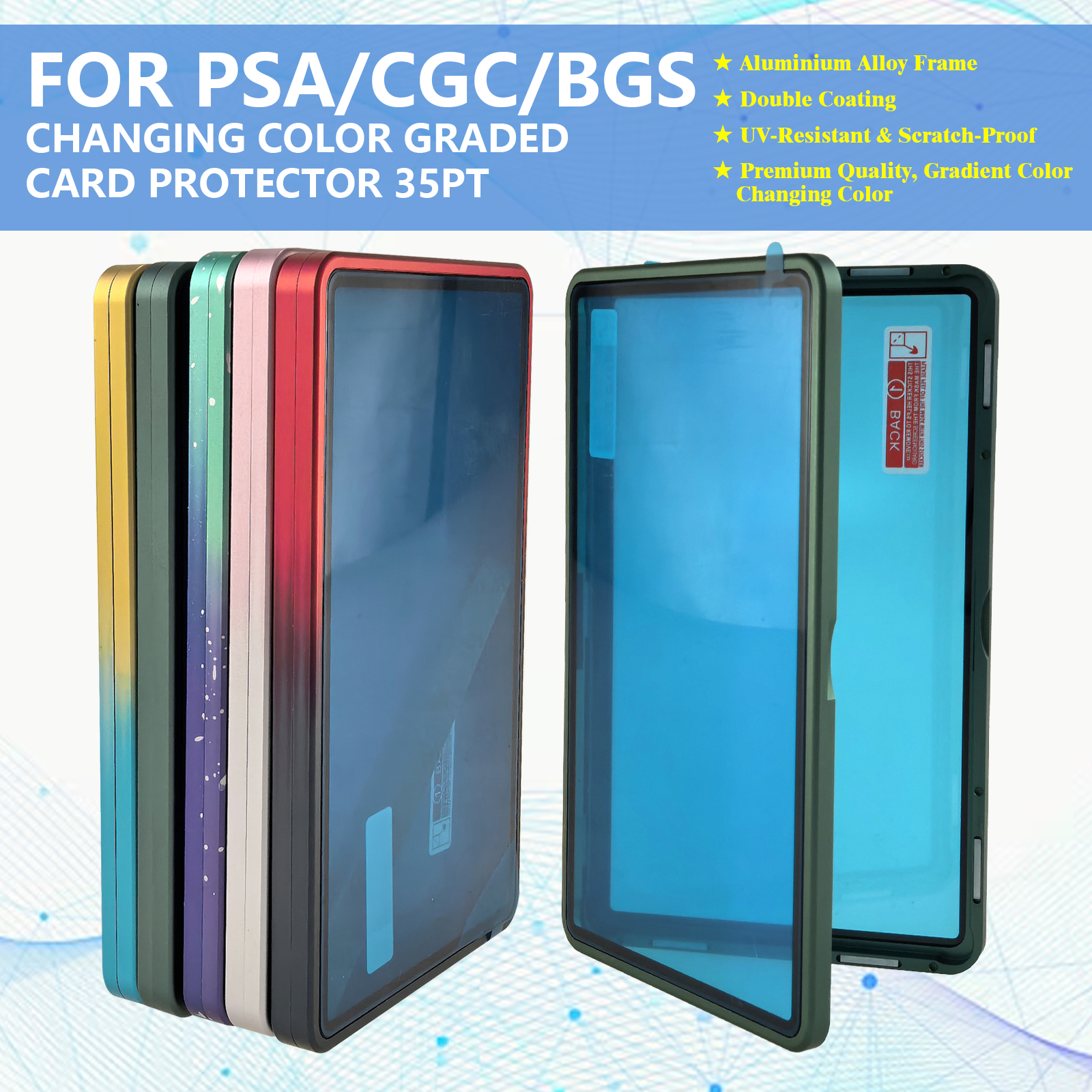 Gradient Color Aluminum Alloy  - Graded Card Display incelemesi ve fiyatı