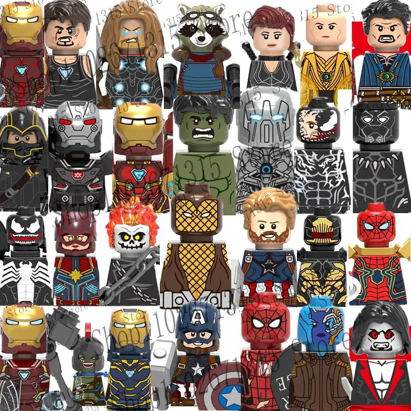 Marvel Avengers Superhero Buil - Lego Minifigure Holder incelemesi ve fiyatı