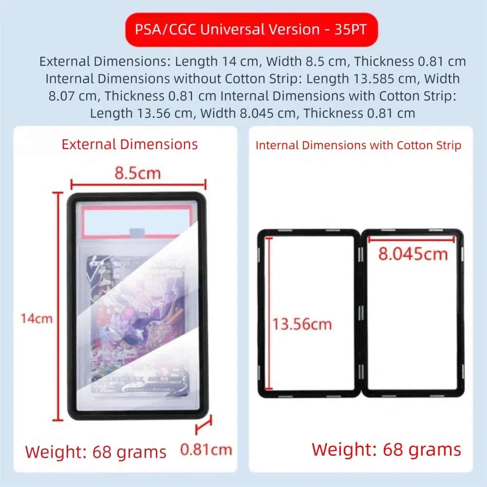 Aluminium Frame PSA/CGC Graded - Graded Card Display incelemesi ve fiyatı
