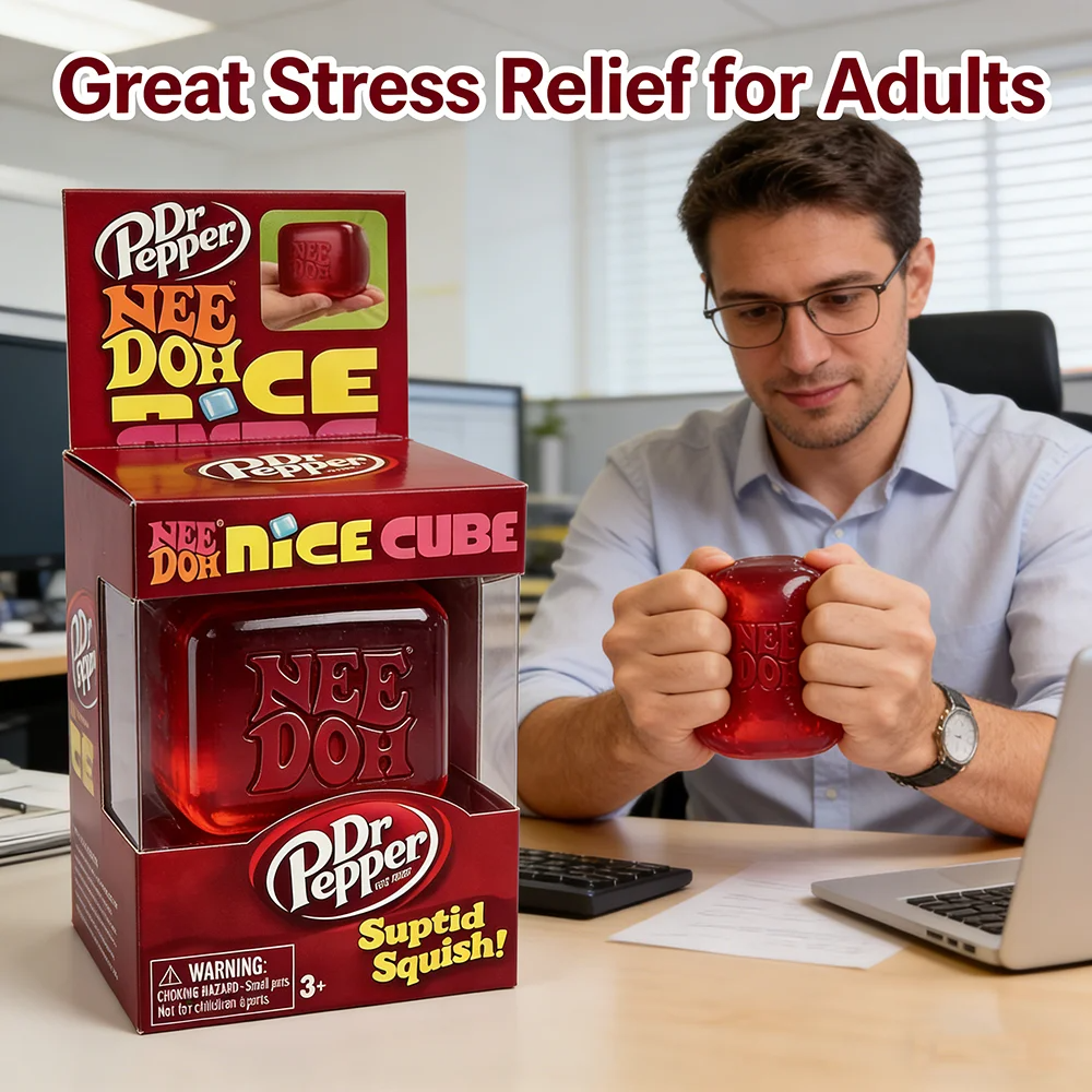 =* Dr Pepper x NeeDoh Nice Cub - Fidget Cube Original incelemesi ve fiyatı