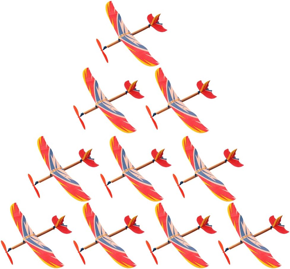 5/10Pcs Rubber Band Powered Ai - Model Airplane Plastic incelemesi ve fiyatı