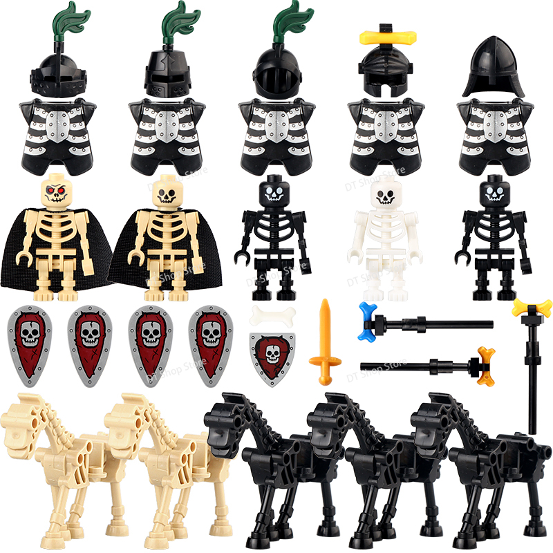 AX9815 AX9816 Medieval Knight  - Lego Minifigure Holder incelemesi ve fiyatı