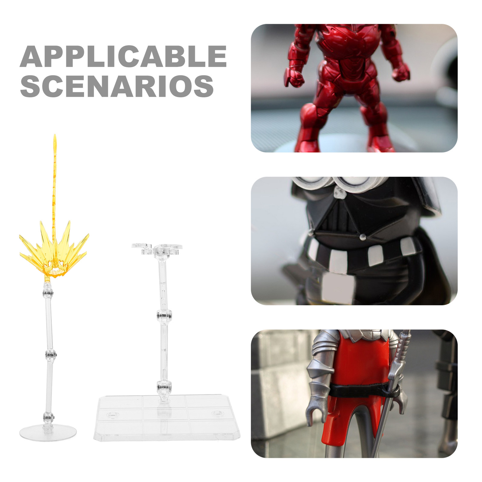 2Pcs Effect Stand Adjustable A - Action Figure Stand incelemesi ve fiyatı
