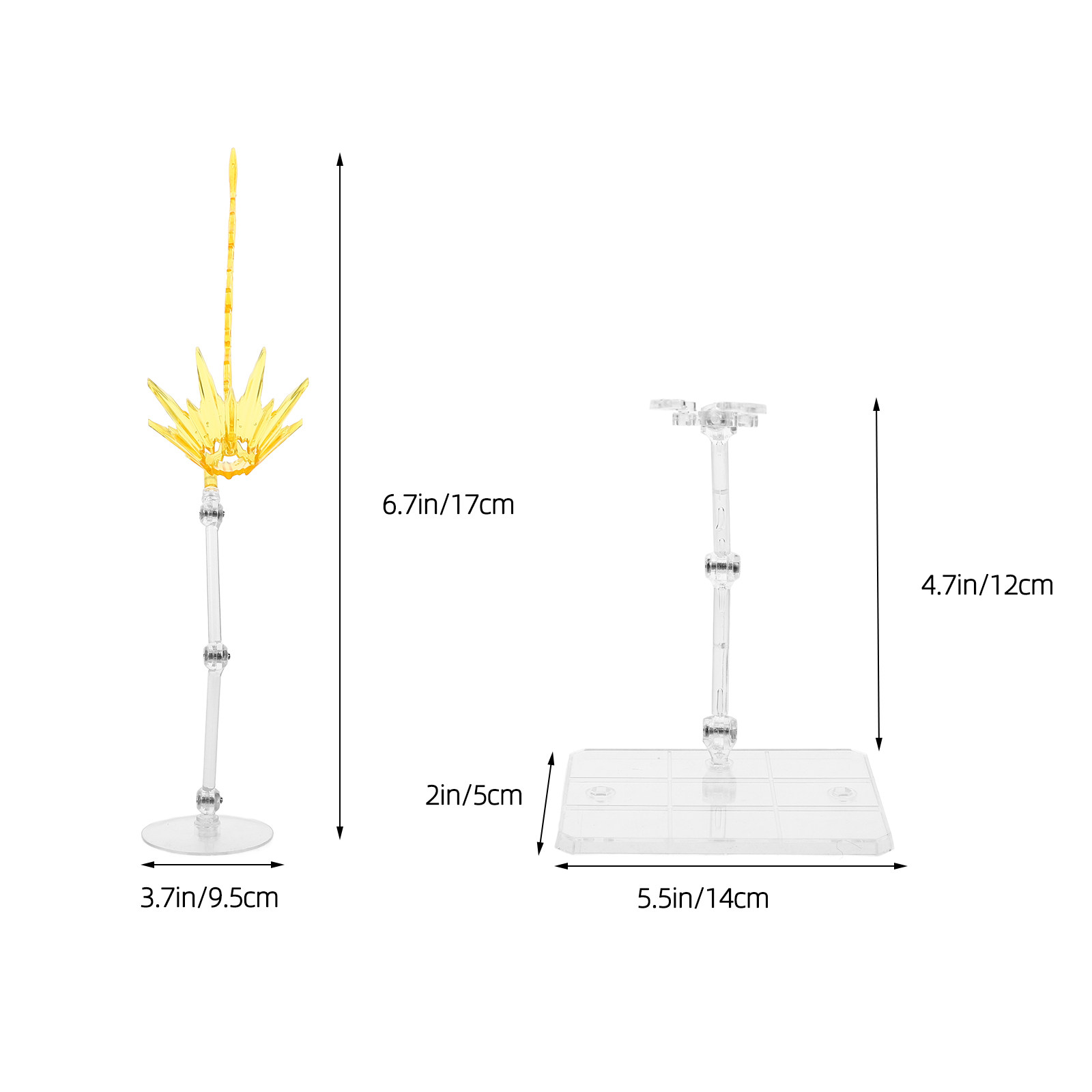 2Pcs Effect Stand Adjustable A - Action Figure Stand incelemesi ve fiyatı