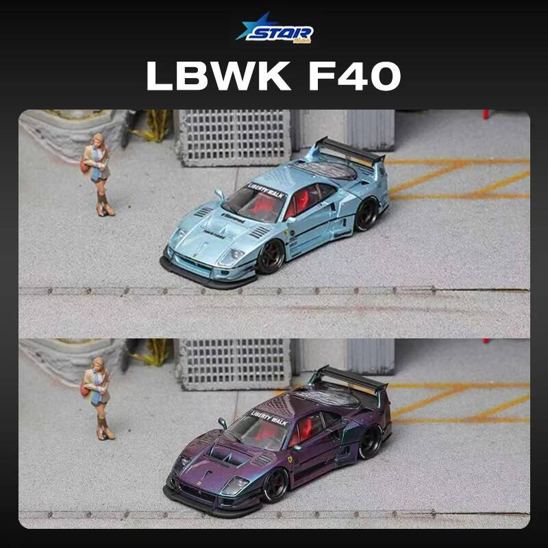 STAR 1:64 LBWK F40 Ice Blue Ma - Die Cast Car 1 64 incelemesi ve fiyatı