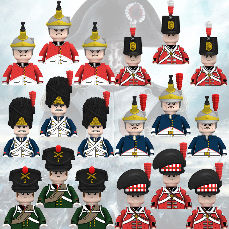10pcs Napoleonic Wars Military - Lego Minifigure Holder incelemesi ve fiyatı