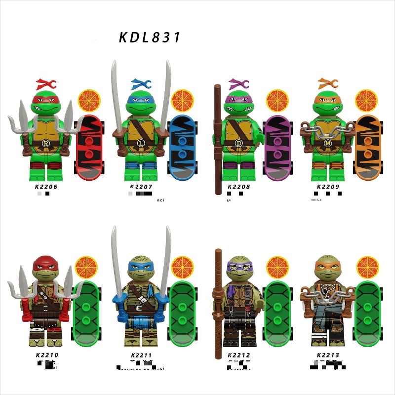 KDL831 cartoon series Teenage  - Building Block Mini incelemesi ve fiyatı